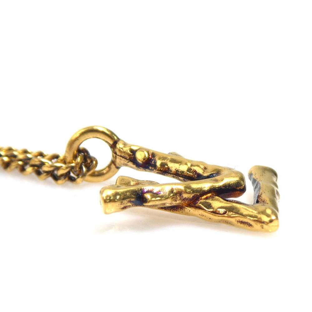LOUIS VUITTON Gold Necklace - Picture 3 of 10